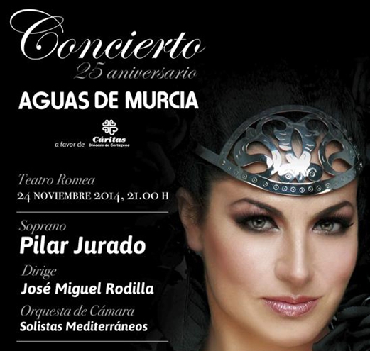 Concierto benéfico de la soprano Pilar Jurado 